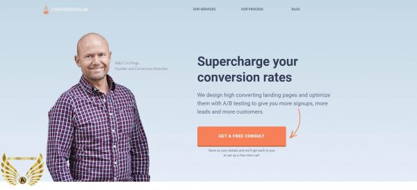 landing page